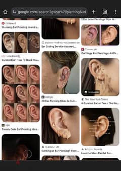 ear piercing kids adults only 5 riyals 0