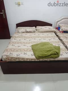 Double Bed with mattress.