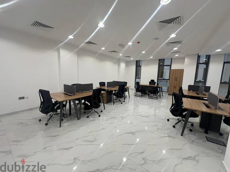 furnished office | prime location | brand new 4