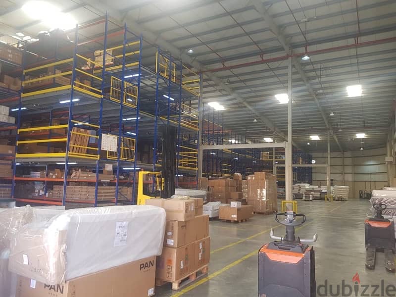 warehouse for rent in rusayl industrial 7
