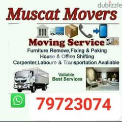 Muscat Mover packer shiffting carpenter furniture TV
