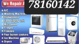 Ac Service Fitting and Repair also Freeze , Washing Machine,