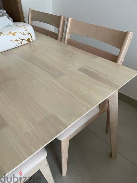 dining table set of 4 chairs and table 1