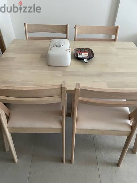 dining table set of 4 chairs and table 3