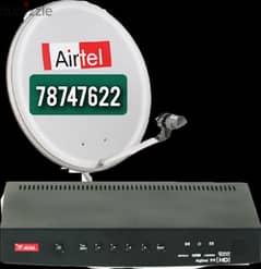 dish fixing receivers fixing and LED fixing Airtel Nileset Arabset