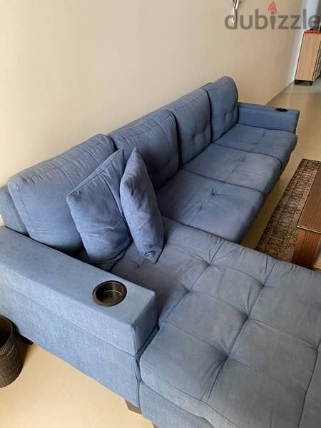 Home Centre corner sofa 1