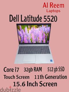 11th GENERATION TOUCH SCREEN CORE I7 32GB RAM 512GB SSD 15.6 INCH TOUC