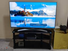TV 55 inch Ultra HD Smart TV with TV cabinet