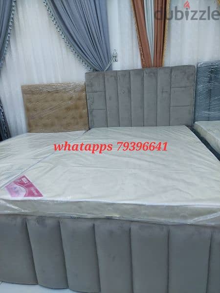 special offer new bed with matters without delivery 80 rial 1