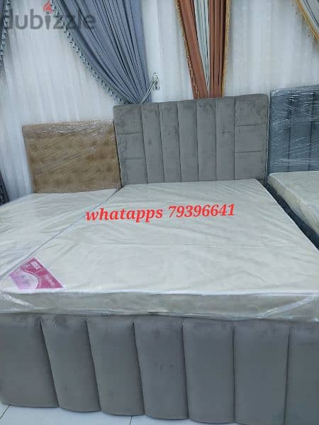 special offer new bed with matters without delivery 80 rial 2