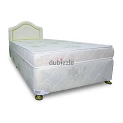 Single Bed with Mattress 190cm x 110cm, 5.5inch thick