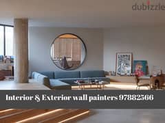 Interior & Exterior wall painters Available