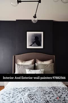 interior And exterior wall painters available