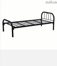 steel single bed