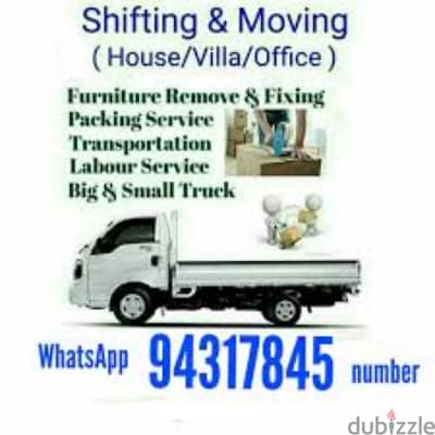 House shiffting office shiffting furniture fixing transport