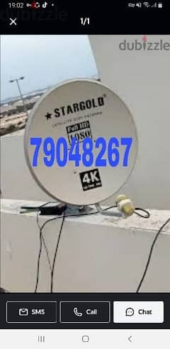 Satellite dish fixing Airtel ArabSet Nileset DishTv fixing