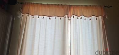 cotton curtains 2 piece 0