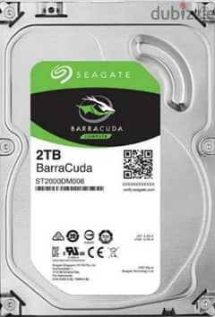 Seagate 2TB Barracuda Desktop Hdd
