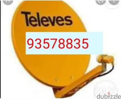 Home service Nileset Arabset Airtel DishTv osn fixing and Repearing