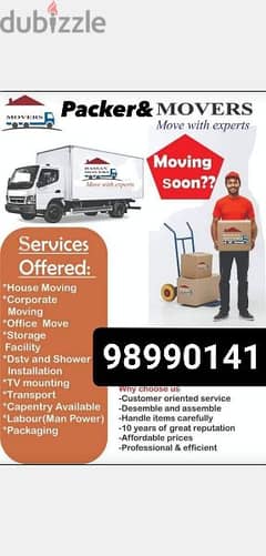 z Muscat Mover tarspot loading unloading and carpenters sarves. .