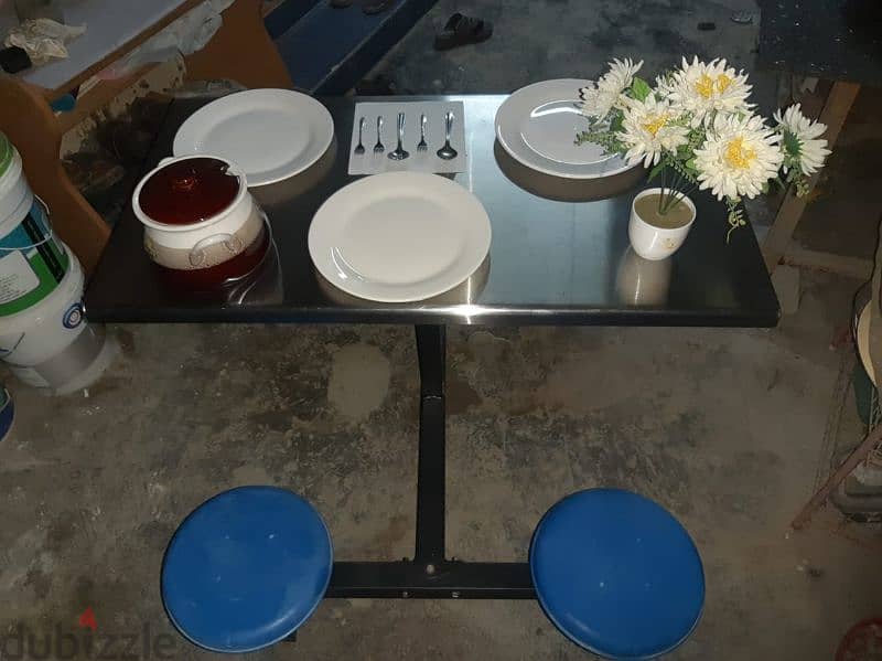 Used 4 seat outdoor table 2