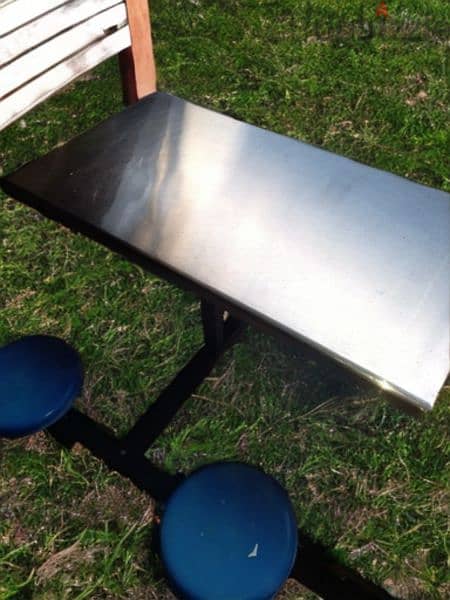Used 4 seat outdoor table 8