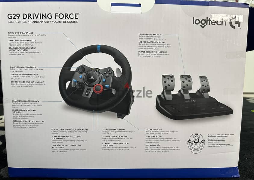 Logitech G29 Racing wheel for Xbox, PlayStation and PC with Shifter 3