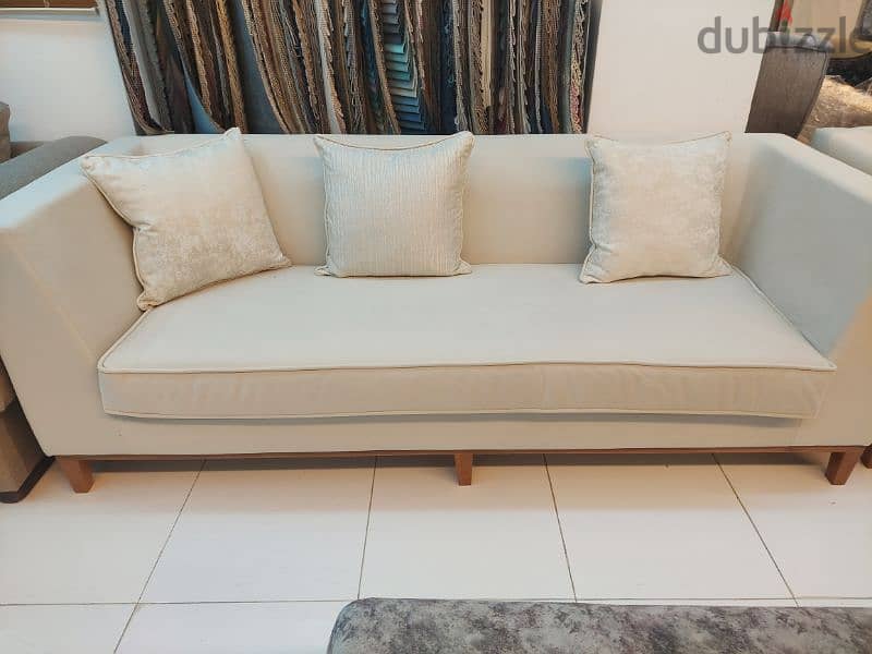New sofa 6th seater without delivery 155rial 2