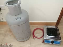 gas stove and cylinder