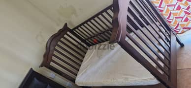Baby Cot / Bed with Mattress