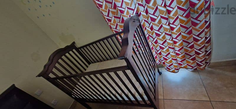 Baby Cot / Bed with Mattress 2