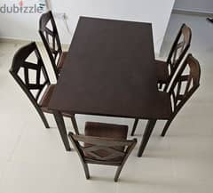Dining Table with 5 Chairs