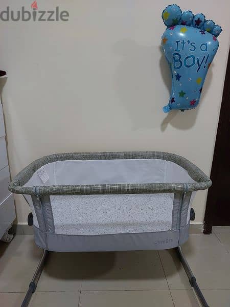 Baby Crib next to bed Juniors brand. . excellent condition 4