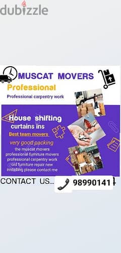 tr Muscat Mover tarspot loading unloading and carpenters sarves. . 0