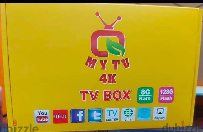 New model 4k android TV box with 1year subscription 0