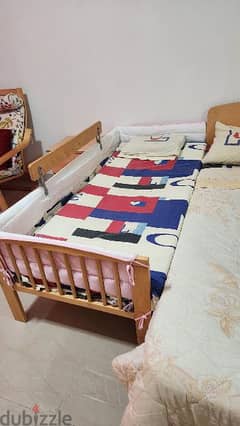 Cot for Baby and Toddlers with Mattress