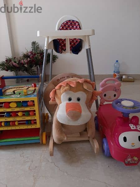 Baby toys and feeding chair for sale 1
