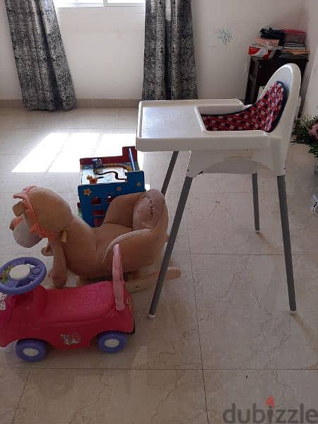 Baby toys and feeding chair for sale 2