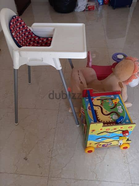 Baby toys and feeding chair for sale 3