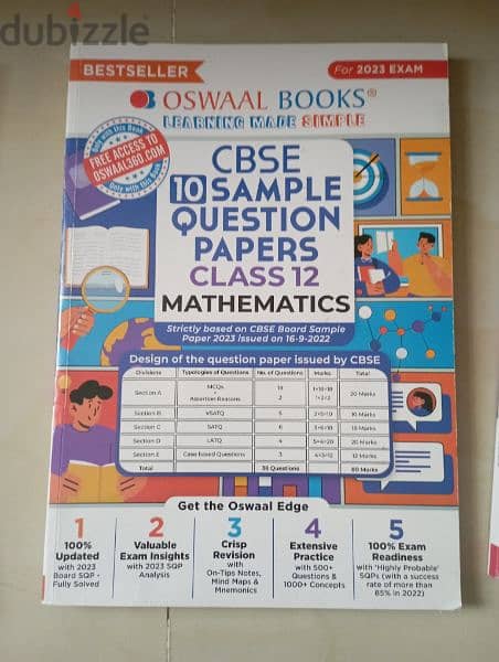 CLASS 12 - OSWAAL - PCM - SAMPLE PAPER 1
