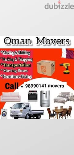 ll Muscat Mover tarspot loading unloading and carpenters sarves. .