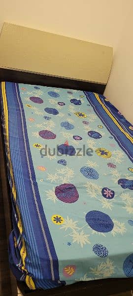 Double bed with mattress 1