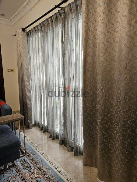 3 sets of curtains with sheer from Fahmy. 1