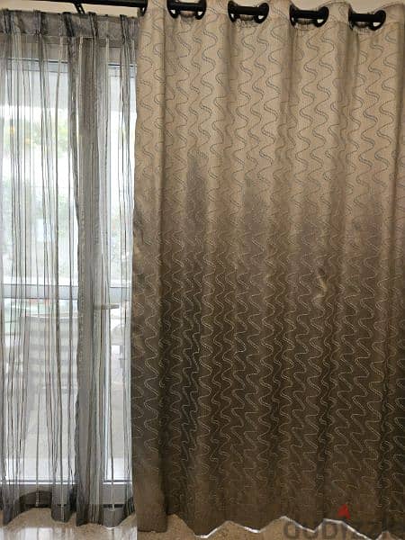 3 sets of curtains with sheer from Fahmy. 4