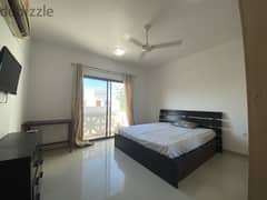 Fully Furnished spacious room with balcony on 18 November St in Ghubra 0