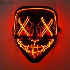 Halloween led neon mask 0
