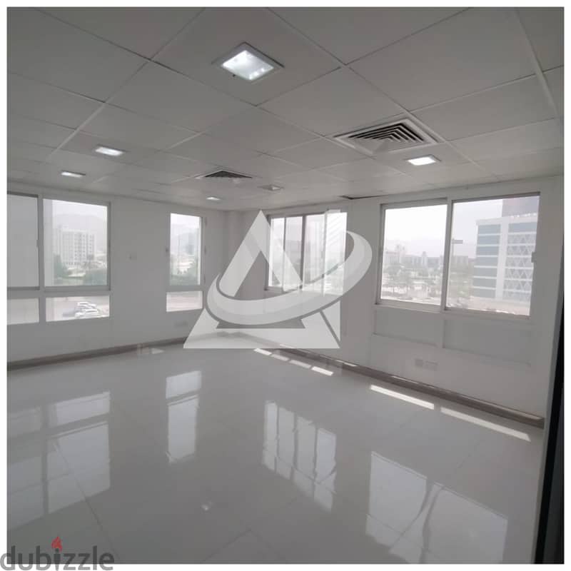 ADC802** 140 SQM Offices for rent in Ghubra north , 18 november street 9