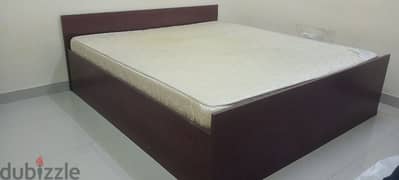 king size cot With Mattress sale 75 Rial 0