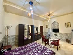 fully furnished studio in alzibah