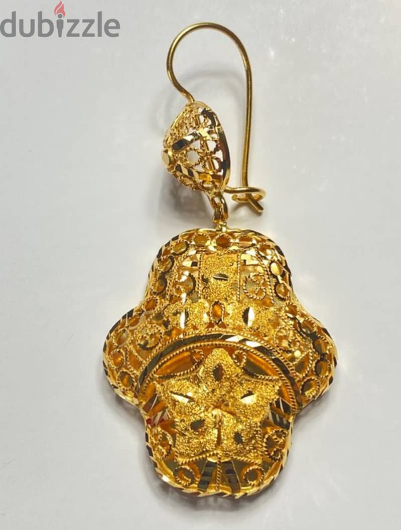12.5 gram 21kt Gold Earrings 6